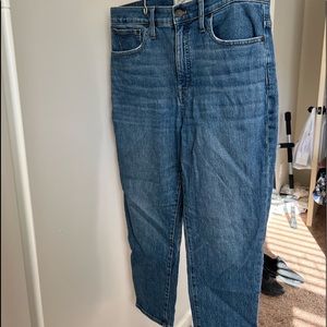 madewell straight leg jeans